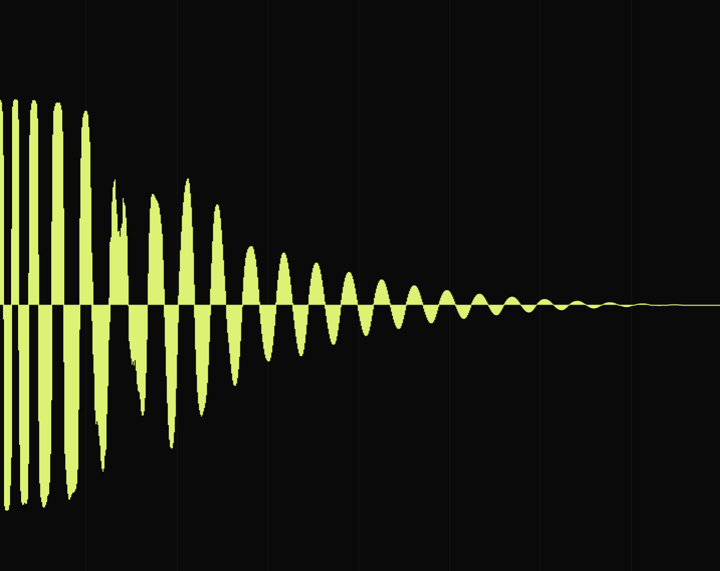 online kick drum waveform editor showing a custom kick drum sample in the browser