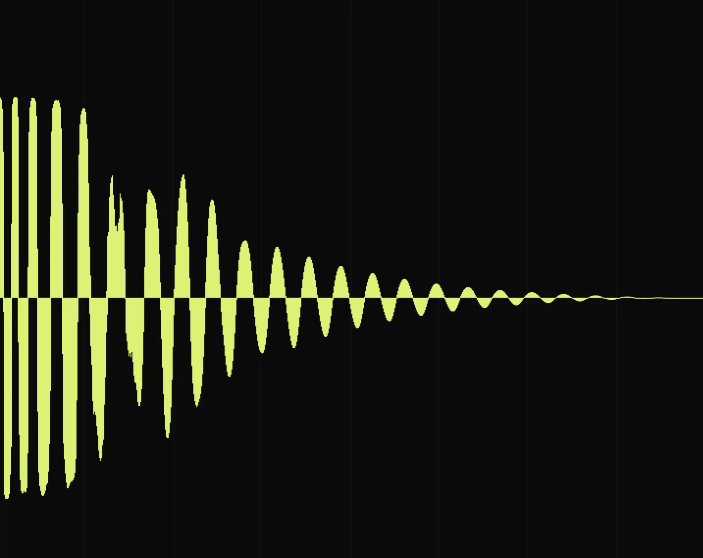 online kick drum waveform editor showing a custom kick drum sample in the browser